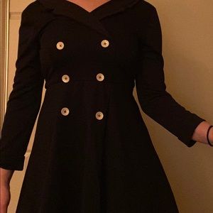 Vogue design black dress